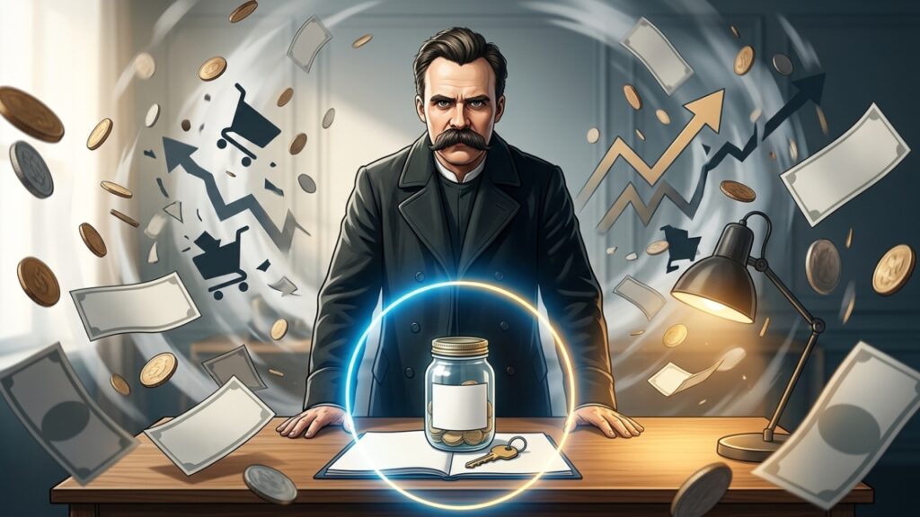 Nietzsche desafiava a fraqueza interior e escreveu: “quem tem um porquê enfrenta quase qualquer como”