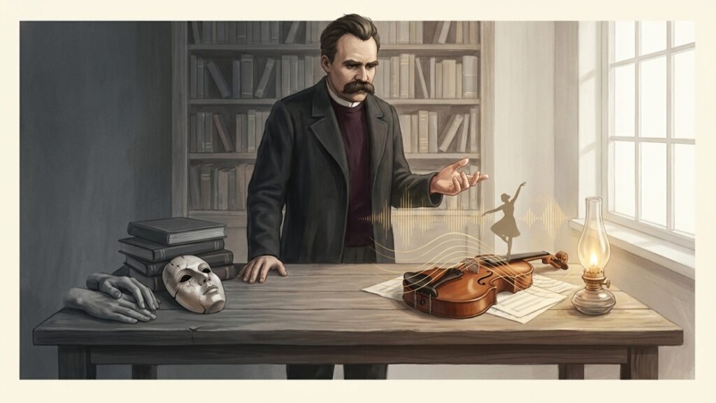 Nietzsche escreveu que sem música a vida seria um erro e a frase retirada de contexto esconde um argumento sobre arte e vitalidade que vai além da música