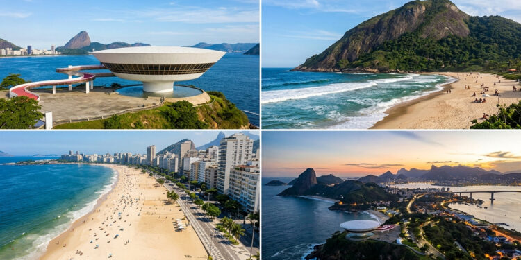 Cidade do litoral fluminense, situada a apenas 11 km da capital Rio de Janeiro, abriga o famoso museu futurista desenhado por Oscar Niemeyer