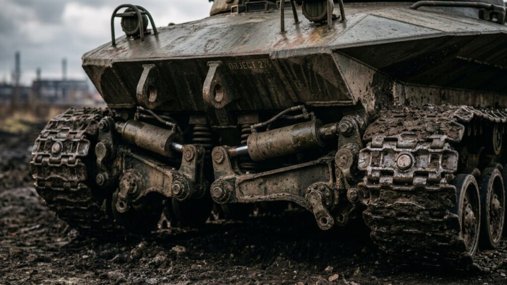 O tanque de guerra com 4 lagartas e formato de disco voador projetado para sobreviver a uma explosão nuclear