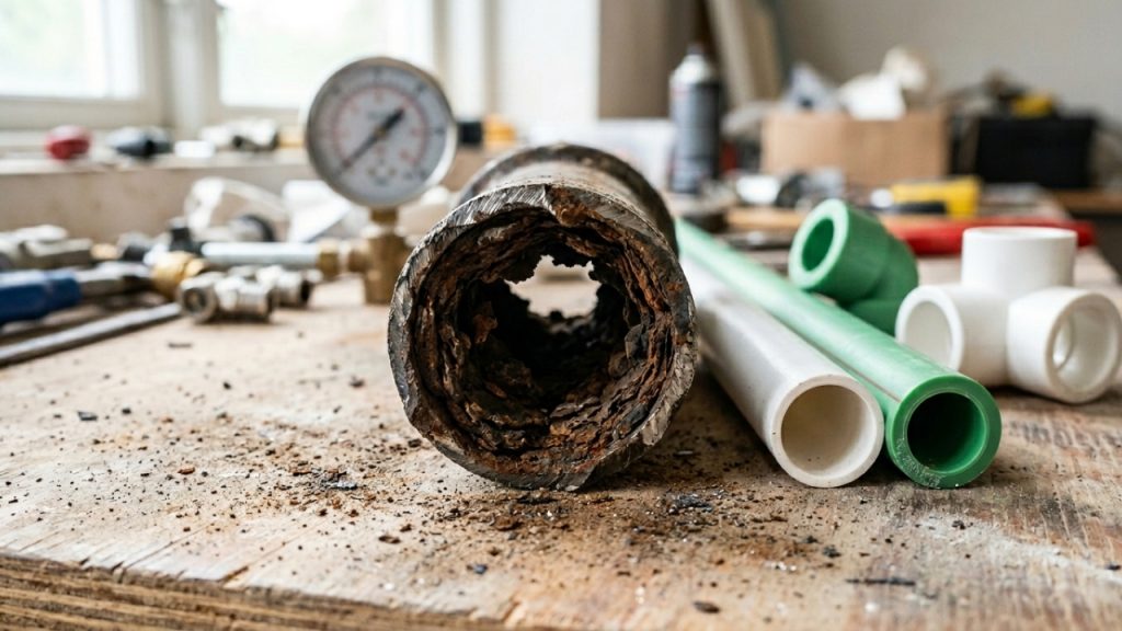 Quanto um encanador cobra para refazer toda a tubulação de um apartamento de 65 m² em 2026