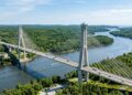 Com um observatório público a 131 metros de altura em sua torre, a impressionante estrutura estaiada no Maine é única em engenharia no mundo
