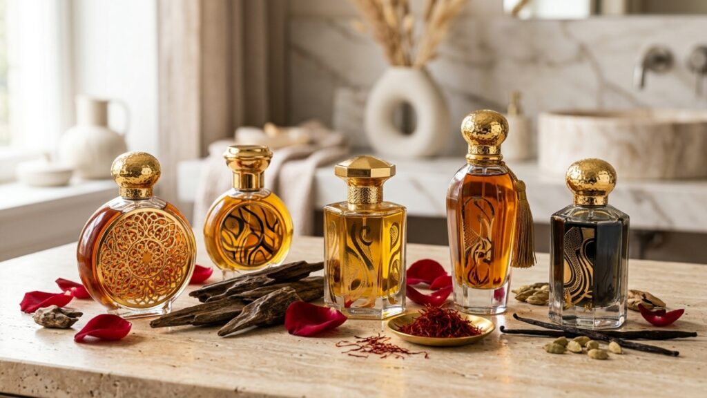 Os perfumes árabes muito acessíveis que clonam a fórmula química das fragrâncias francesas de luxo e fixam na pele o dia inteiro