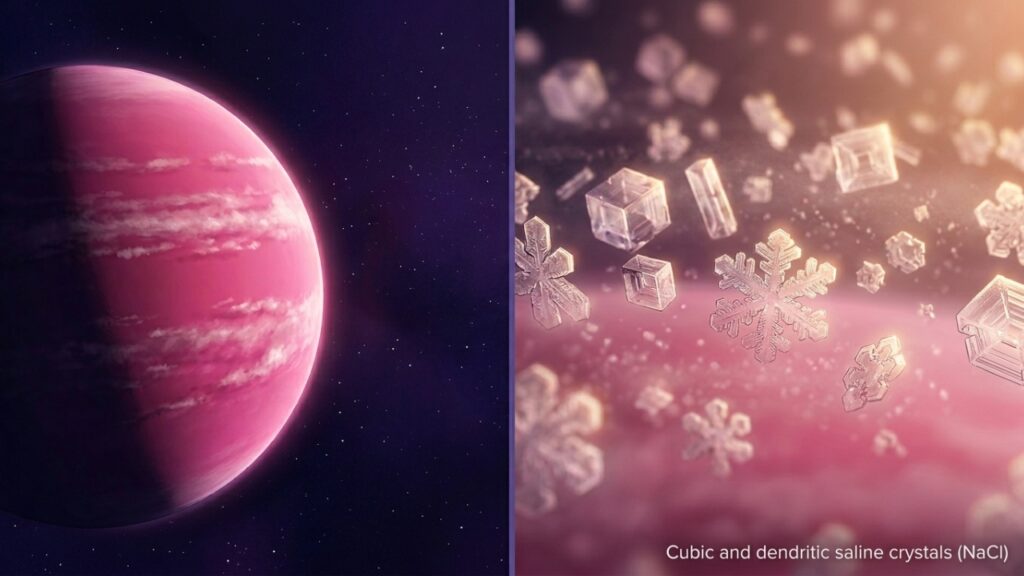 Telescópio James Webb descobriu nuvens de sal na atmosfera do “planeta rosa”