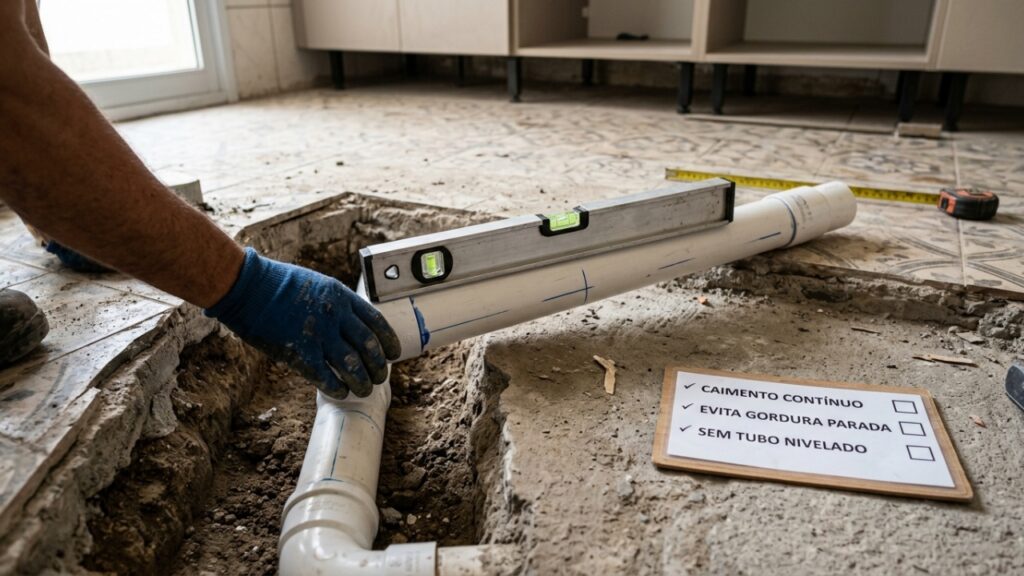 Quanto um encanador cobra para mudar o ponto da pia da cozinha em 2026, e por que não é só trocar o cano de lugar