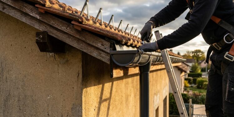 Quanto custa contratar um calheiro para instalar calhas em 2026 antes que a água da chuva invada a parede