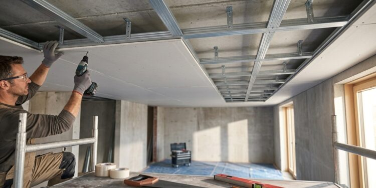 Quanto custa instalar forro de drywall por m² em 2026?