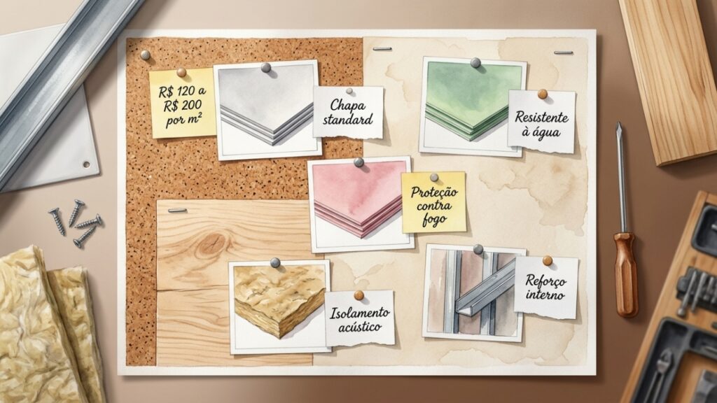 Quanto custa contratar um gesseiro para instalar parede de drywall em 2026 e por que o isolamento muda a conta