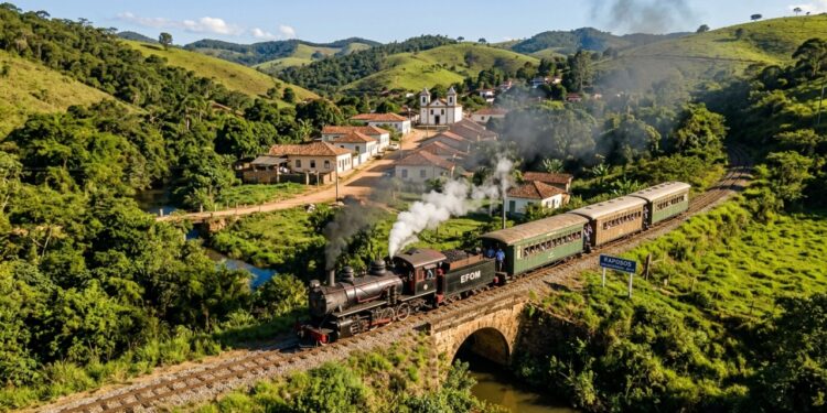 Fundada em 1690 com a primeira matriz de Minas Gerais e a ferrovia mais antiga do Brasil a 33 km de BH