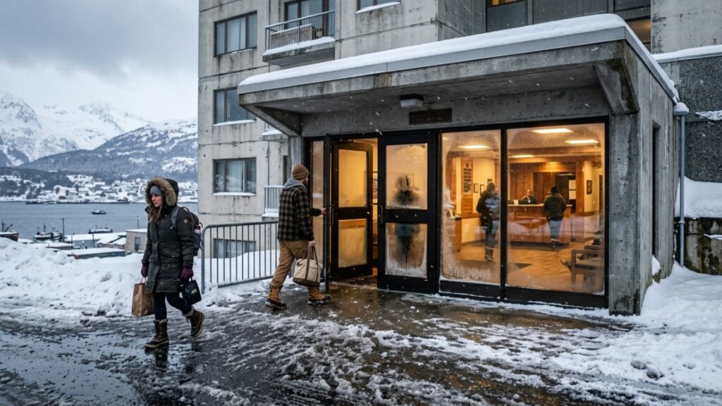 A cidade isolada de 300 habitantes onde toda a população mora, estuda e trabalha dentro de 1 único prédio de 14 andares