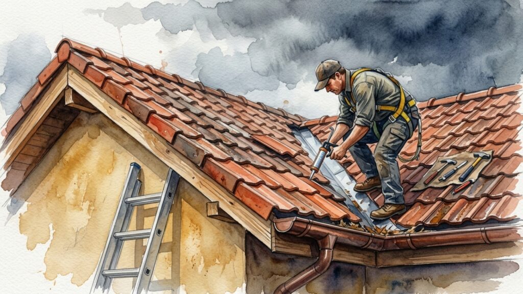 Quanto custa contratar um telhadista para trocar telhas quebradas e revisar o telhado em 2026 antes da chuva chegar