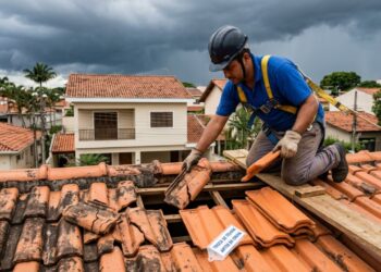 Quanto um telhadista cobra para trocar telhas quebradas e revisar o telhado em 2026