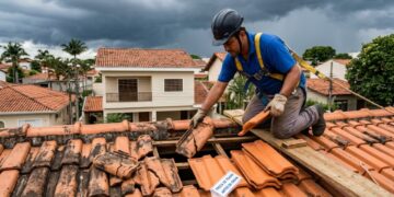 Quanto um telhadista cobra para trocar telhas quebradas e revisar o telhado em 2026