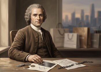 Jean-Jacques Rousseau, pensador do contrato social: “O homem nasce livre, mas por toda parte encontra-se acorrentado.”