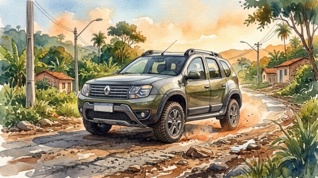 O SUV de 475 litros que encara rua ruim sem pose de luxo continua vivo para quem prefere robustez a firula de painel