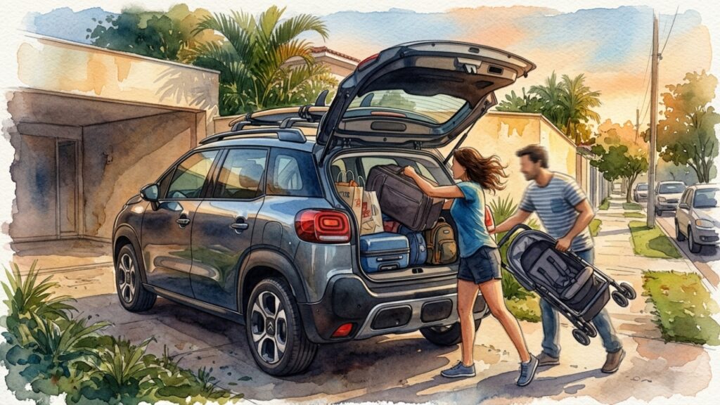 O SUV de 493 litros parece feito para quem carrega metade da casa e não quer admitir que precisa de uma minivan