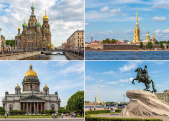 Com seus canais navegáveis inspirados em Veneza e palácios barrocos, a histórica cidade fundada em 1703 é a capital da cultura na Rússia