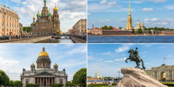 Com seus canais navegáveis inspirados em Veneza e palácios barrocos, a histórica cidade fundada em 1703 é a capital da cultura na Rússia