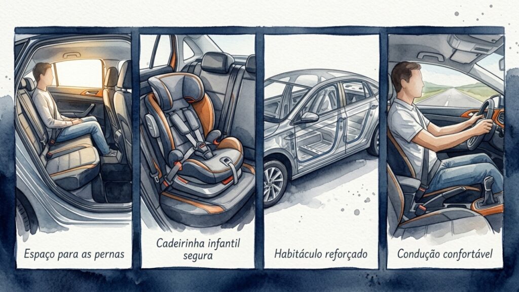 O sedã de 521 litros que parece discreto por fora esconde um porta-malas capaz de constranger muito SUV compacto