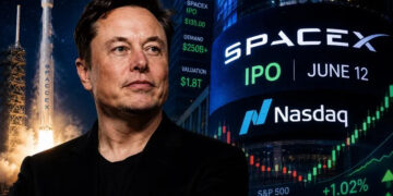 Ações da SpaceX disparam mais de 25% em estreia na Nasdaq, após o maior IPO da história