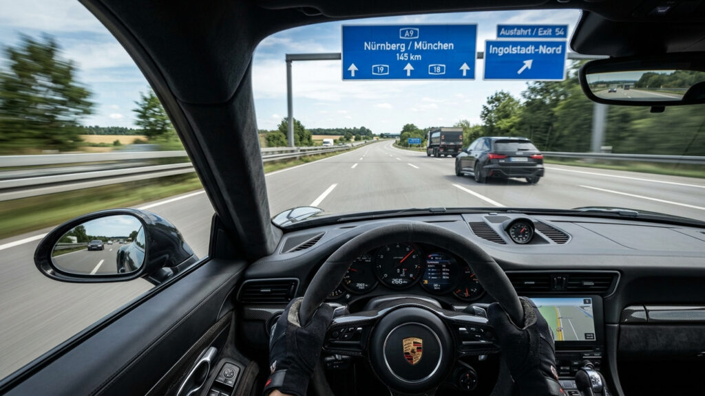 Com pavimentação de alta tecnologia e trechos livres de limite de velocidade, a rede de estradas alemã é referência mundial em engenharia