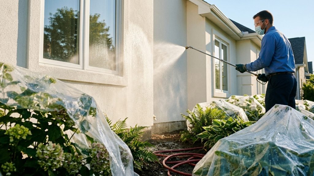 Quanto um limpador de fachadas cobra para realizar a lavagem hidrojateada de alta pressão de uma casa de dois andares em 2026