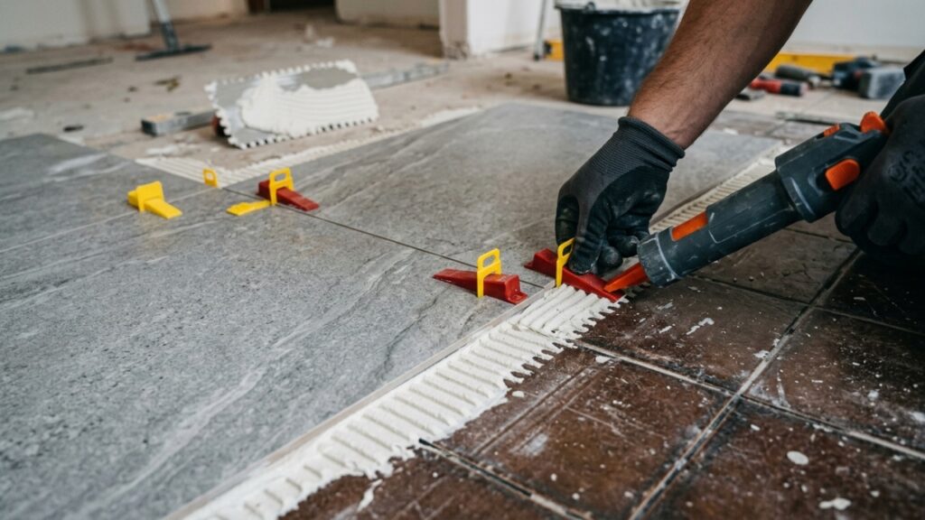 Quanto um pedreiro cobra para trocar o piso de uma cozinha de 12 m² em 2026, e por que a retirada do antigo muda tudo