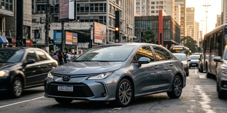 O sedã híbrido que faz 17,5 km por litro na cidade virou provocação direta para quem acha que carro econômico precisa ser pequeno