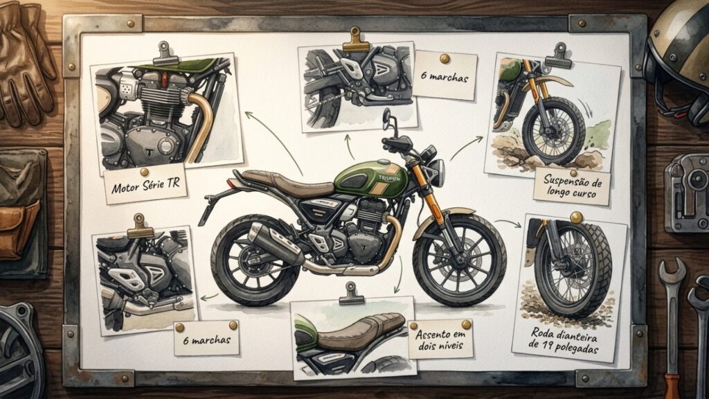 A scrambler de 400 cilindradas tenta vender aventura de fim de semana para quem ainda precisa encarar trânsito de segunda a sexta