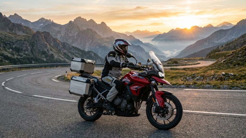 A adventure de 900 cc e 108 cv quer vender viagem longa sem deixar a eletrônica parecer enfeite de painel caro