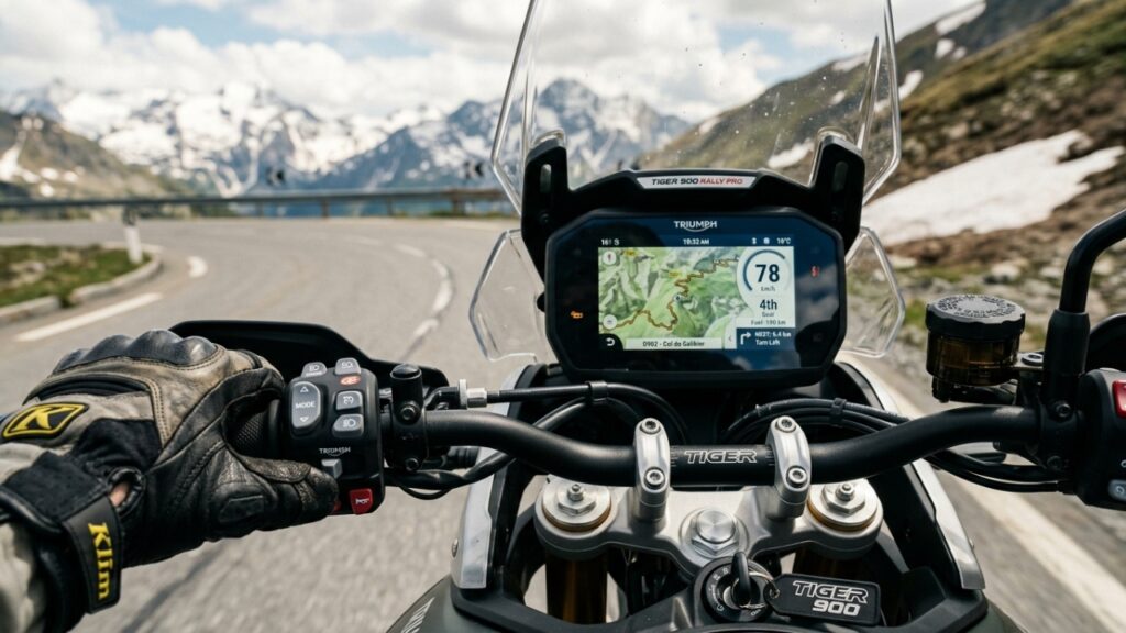 A adventure de 900 cc e 108 cv quer vender viagem longa sem deixar a eletrônica parecer enfeite de painel caro