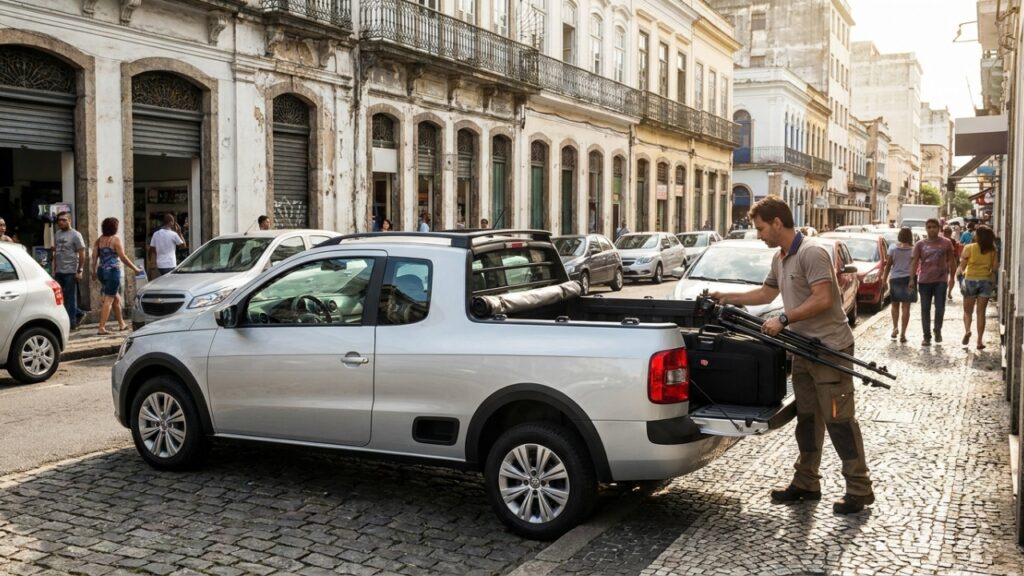 A picape pequena com quatro versões tenta provar que trabalho, cidade e garagem apertada ainda podem caber no mesmo carro