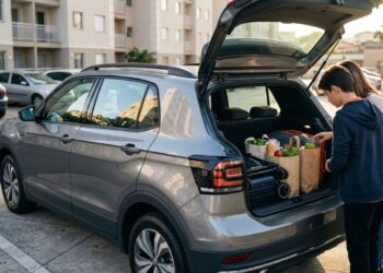 O SUV compacto que ajusta o porta-malas conforme a necessidade tenta vencer quem escolhe carro olhando carrinho de bebê e mala de viagem