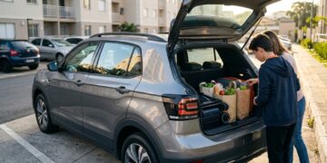 O SUV compacto que ajusta o porta-malas conforme a necessidade tenta vencer quem escolhe carro olhando carrinho de bebê e mala de viagem