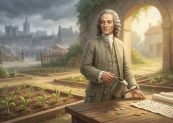 Voltaire, crítico das ilusões humanas que preferia trabalho concreto a lamento vazio: “Devemos cultivar nosso jardim”
