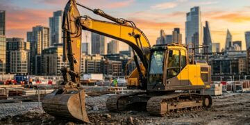 A escavadeira elétrica de 23 toneladas da Volvo que trabalha em silêncio e troca o ronco do diesel por bateria em obras urbanas pesadas