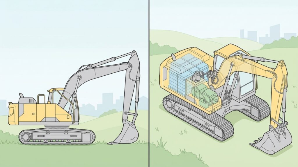 A escavadeira elétrica de 23 toneladas da Volvo que trabalha em silêncio e troca o ronco do diesel por bateria em obras urbanas pesadas