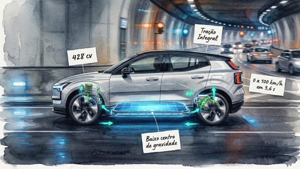 O elétrico compacto com até 428 cv que coloca desempenho de supercarro em uma carroceria pequena demais para passar despercebida