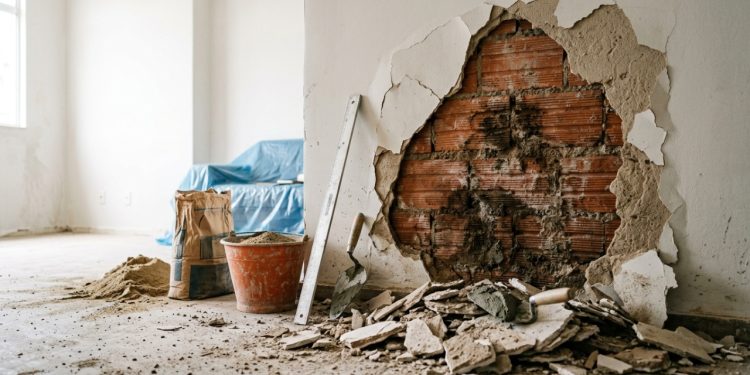 Quanto um pedreiro cobra para fazer o reboco completo de uma sala de 20 m² em 2026?
