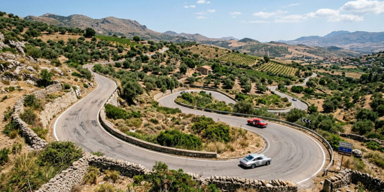 A mítica rota de 72 km nas montanhas da Sicília que serviu como o circuito mais famoso da corrida de rua mais antiga e perigosas da história