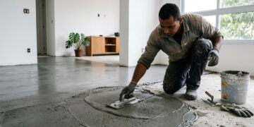 Quanto um profissional cobra para aplicar cimento queimado em uma sala de 25 m² em 2026