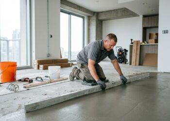 Quanto um pedreiro cobra para nivelar o contrapiso de um apartamento em 2026 antes de instalar piso novo