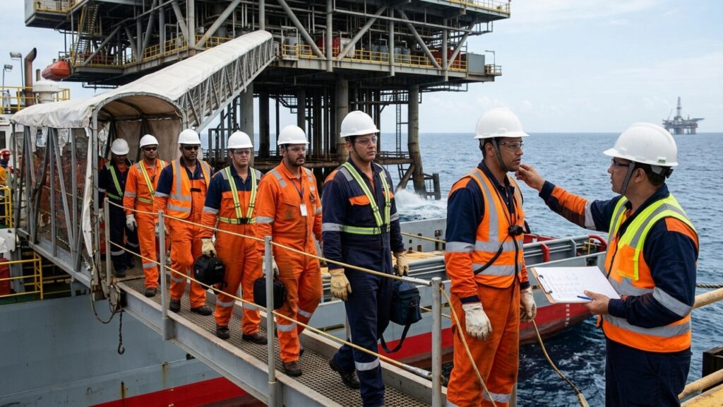 Quanto ganha um técnico de segurança offshore em 2026 e por que a escala embarcada pode transformar um salário comum em renda acima de R$ 10 mil
