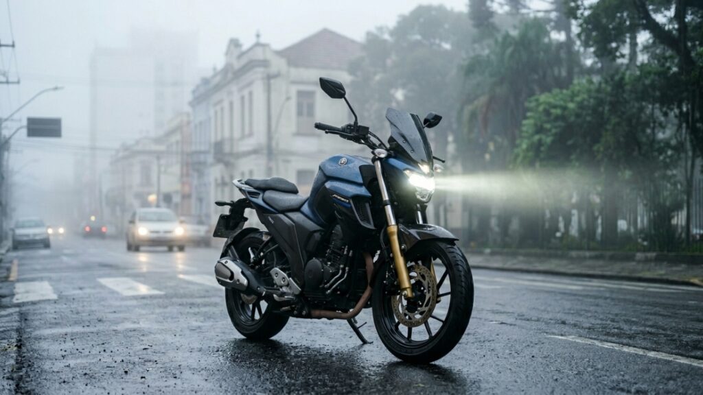 ABS nas duas rodas transforma esta 250 urbana em escolha mais séria para quem pega chuva e corredor todo dia