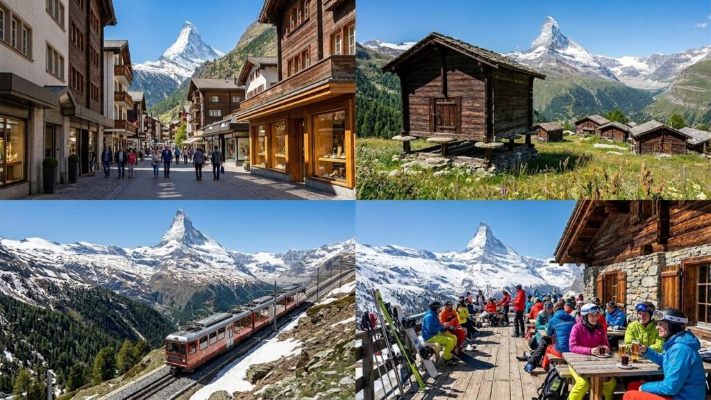 Cidade ideal para quem busca ar puro proíbe carros a combustão, sendo a porta de entrada oficial para as pistas de esqui da famosa montanha Matterhorn