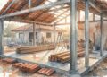 Quanto custa construir uma garagem coberta em 2026 e por que estrutura metálica, telha e caída da água mudam mais o preço do que o carro que vai ficar embaixo