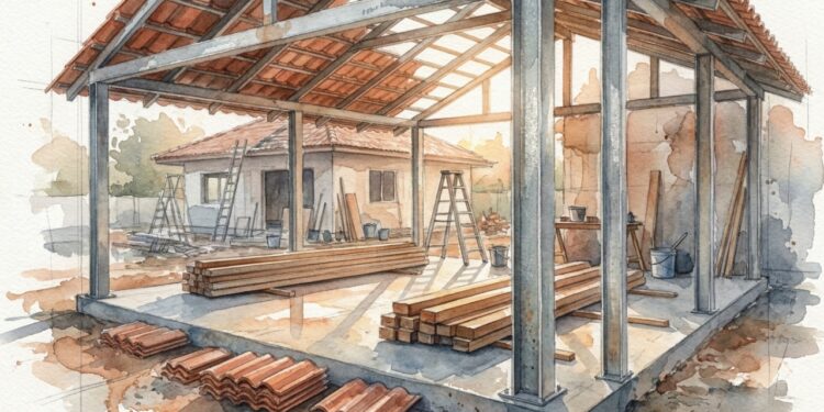 Quanto custa fazer garagem simples em 2026