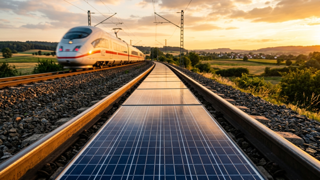 França, Alemanha e Suíça começam a cobrir quilômetros de rodovias com painéis solares blindados para gerar eletricidade para os bairros vizinhos