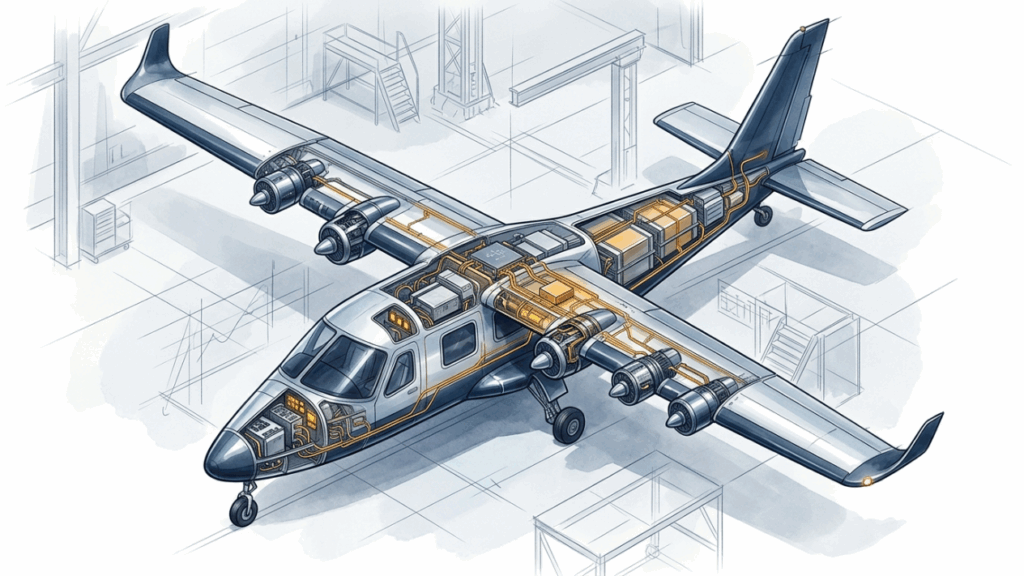 O avião elétrico experimental da NASA que não chegou a voar deixou dados valiosos sobre baterias, motores e interferência eletromagnética para a aviação limpa