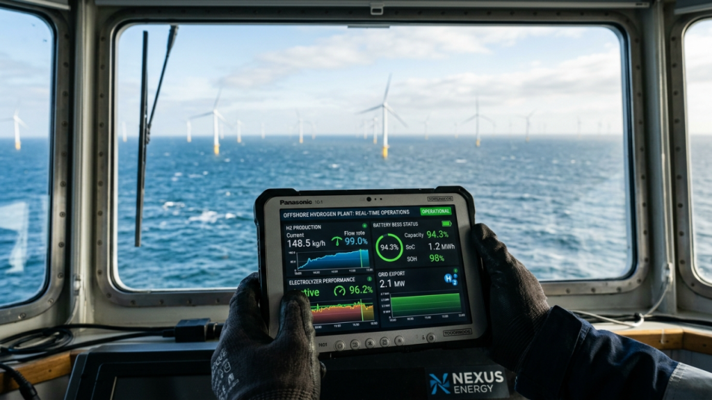 A China construiu um gigante eólico no meio do oceano com turbinas de pás de 120 metros que geram energia para províncias inteiras e ainda produzem hidrogênio no próprio mar